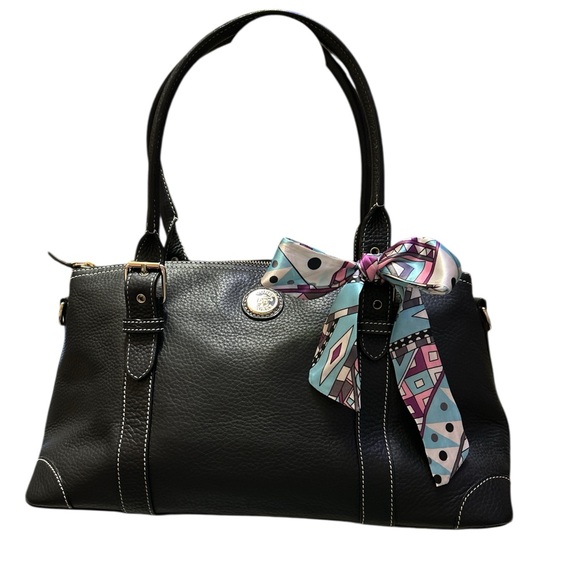 Dooney & Bourke Vintage Black with silver hardware Crossbody Bag - Picture 1 of 8